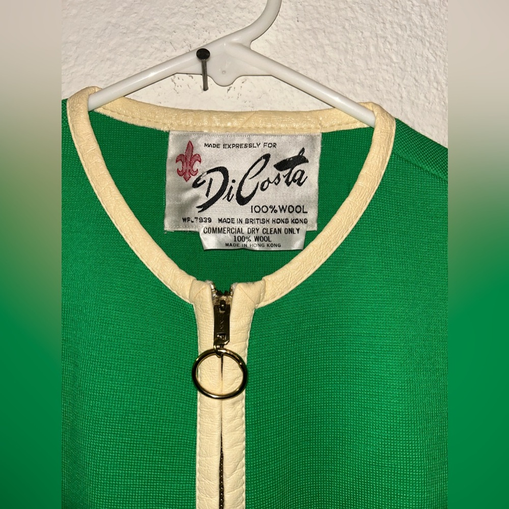 Vibrant Green Wool Jacket